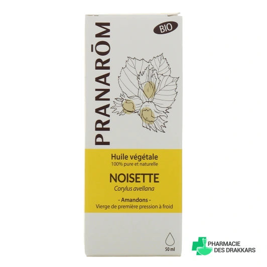 Pranarom Bio Huile végétale de Noisette