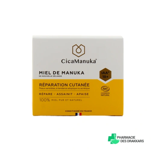 CicaManuka Miel de Réparation Cutanée Bio