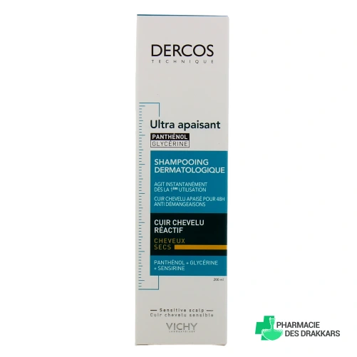 Dercos Shampooing Traitant Ultra Apaisant