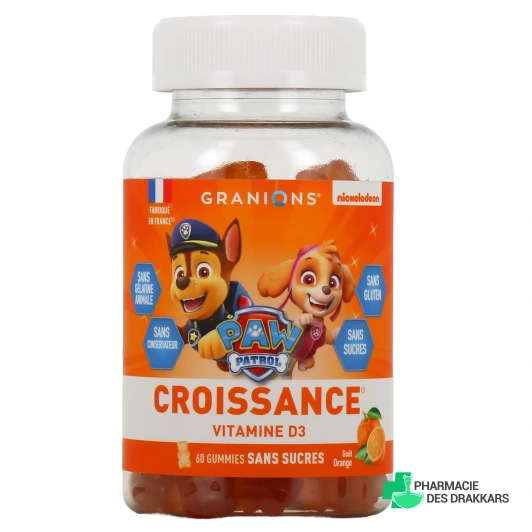 Granions Kid Pat Patrouille Gummies Croissance