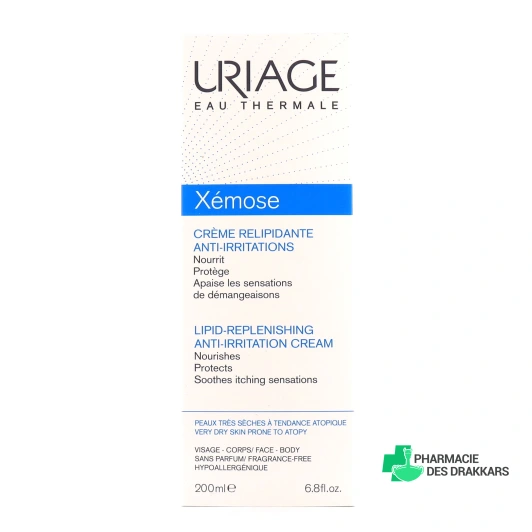 Uriage Xémose Crème Relipidante Anti-Irritations 200 ml