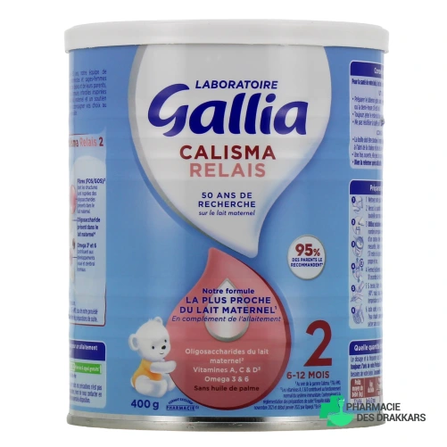 Gallia Calisma Relais Lait 2ème âge