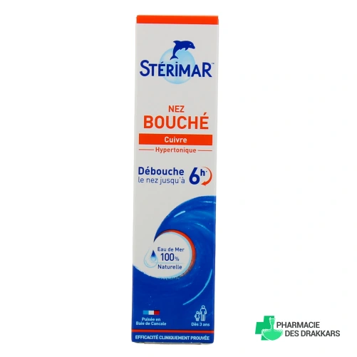Stérimar Nez Bouché Cuivre Hypertonique