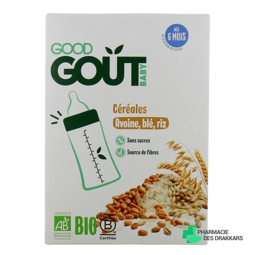 Good Goût Céréales Avoine Blé Riz dès 6 mois
