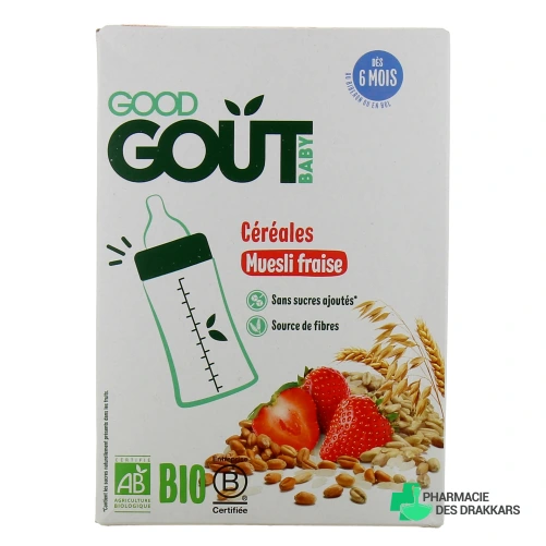 Good Goût Muesli fraise dès 6 mois