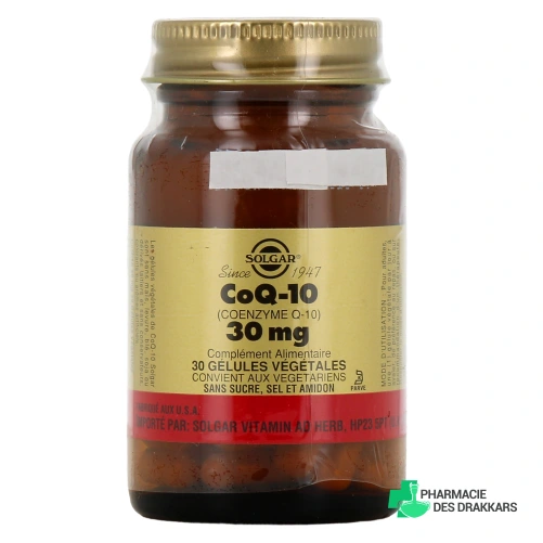 Solgar CoQ-10 Co-Enzyme Q10 30 mg