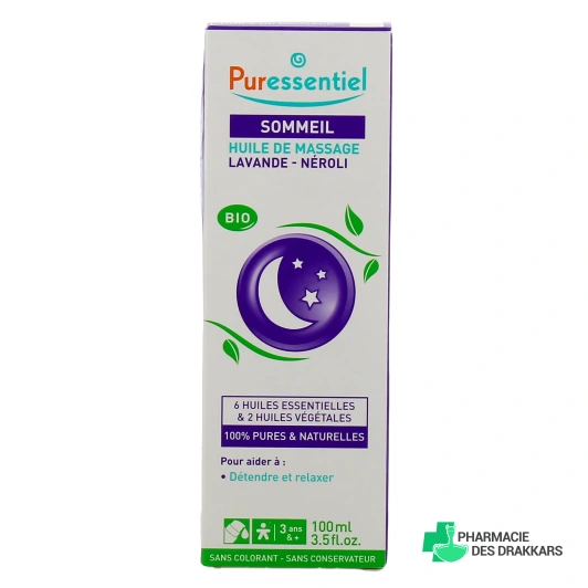 Puressentiel Huile de massage détente Bio