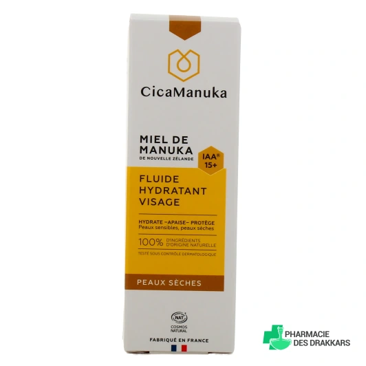 CicaManuka Fluide Hydratant Visage Bio