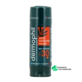 Dermophil Stick Lèvres Haute Protection Solaire - Vue 360°