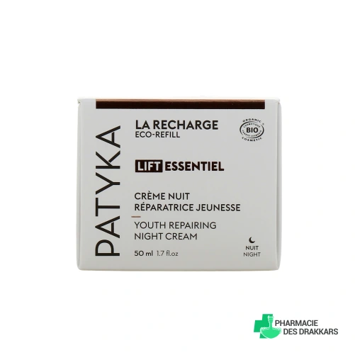 Patyka Lift Essentiel Crème Nuit Réparatrice Jeunesse
