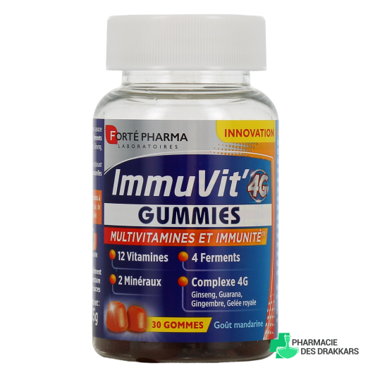 Forté Pharma ImmuVit' 4G Multivitamines et Immunité