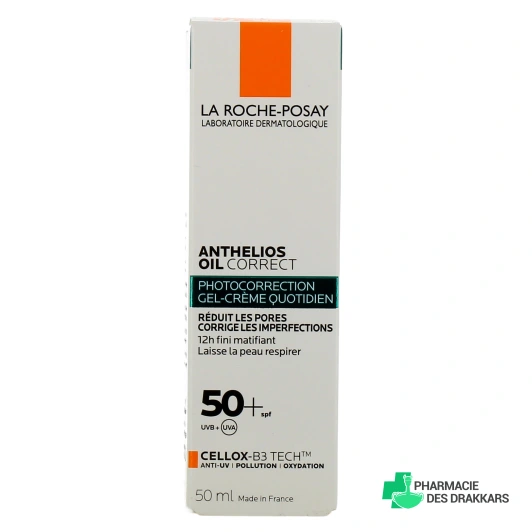 Anthelios Oil Correct Crème Solaire Matifiante SPF 50+