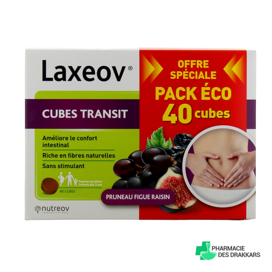 Laxeov Cubes Transit Pruneau Figue Raisin