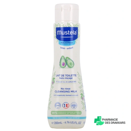 Mustela Lait de toilette sans rinçage