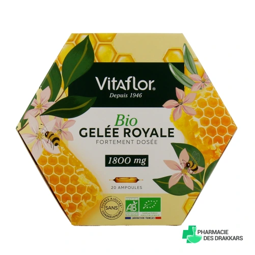 Vitaflor Bio Gelée Royale Fortement Dosée 1800 mg