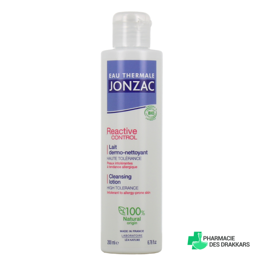 Jonzac Reactive Control Lait Dermo-Nettoyant Bio