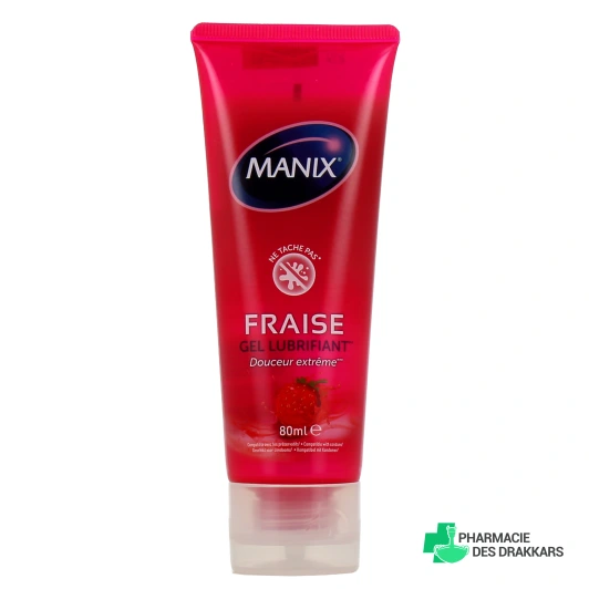 Manix Gel Lubrifiant Intime Fraise