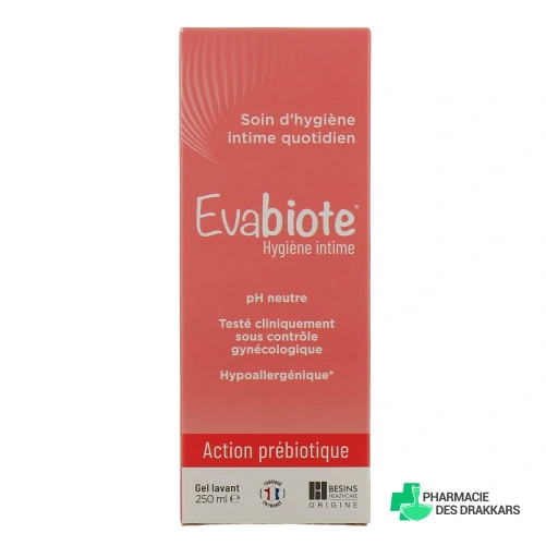 Evabiote Hygiène Intime Gel Lavant Action Prébiotique