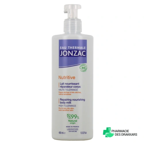 Jonzac Nutritive Lait Nourrissant Réparateur Corps Bio