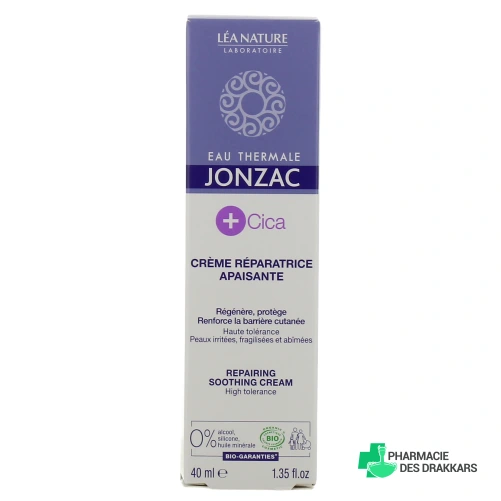 Jonzac +Cica Crème Réparatrice Apaisante