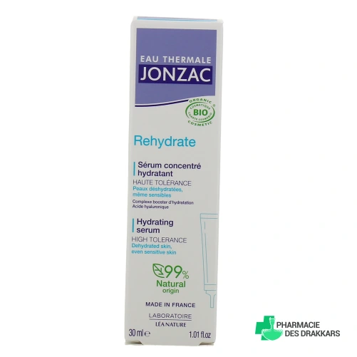 Jonzac Rehydrate Sérum Concentré Hydratant Bio