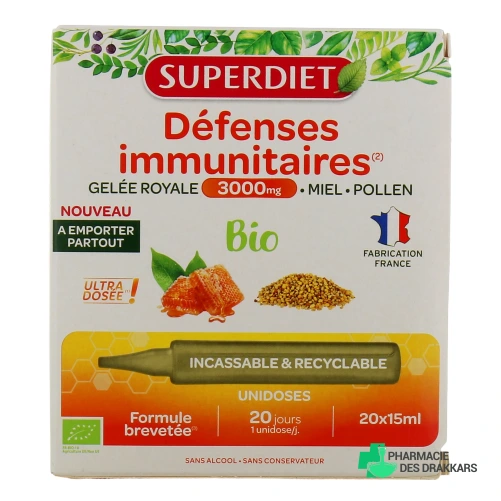 Superdiet Gelée Royale Bio 3000 mg