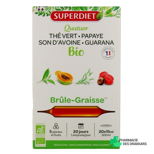 Super Diet Quatuor Brûle Graisse Bio