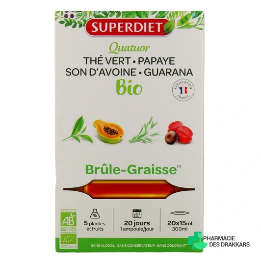 Super Diet Quatuor Brûle Graisse Bio