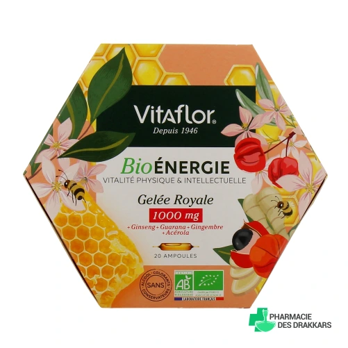 Vitaflor Gelée Royale 1000mg Bio Energie