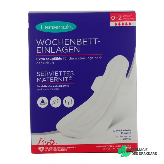 Lansinoh Serviettes Maternité