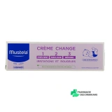 Mustela Crème change 1>2>3  Soin complet de l’épiderme fessier - Vue 360°