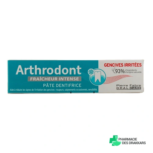 Arthrodont Fraîcheur Intense Dentifrice Gencives Irritées