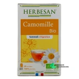 Herbesan Infusion Camomille Bio Sommeil Digestion - Vue 360°