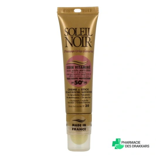 Soleil Noir Soin Vitaminé Crème + Stick