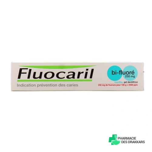 Fluocaril Bi fluoré 250 mg Gel menthe