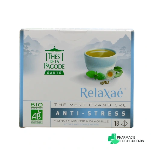 Thés de la Pagode Relaxaé Thé Vert Anti-Stress