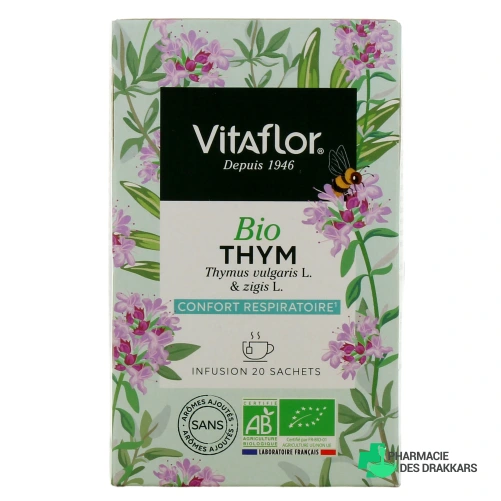 Vitaflor Thym Bio Tisane Confort Respiratoire