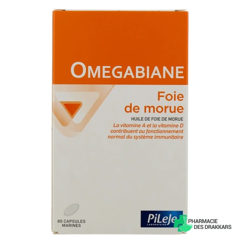 Pileje Omegabiane Foie de Morue