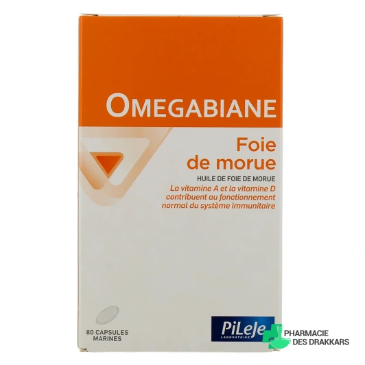 Pileje Omegabiane Foie de Morue