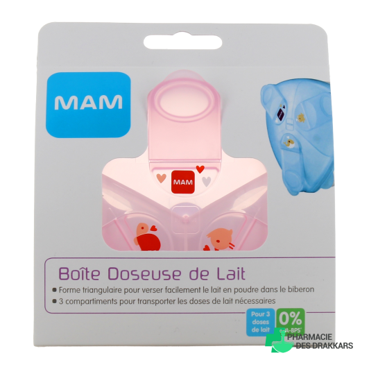 MAM Boîte Doseuse de Lait à 3 compartiments