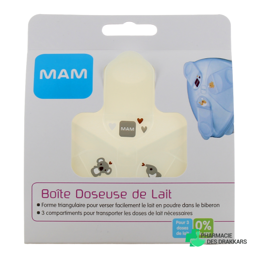 MAM Boîte Doseuse de Lait à 3 compartiments