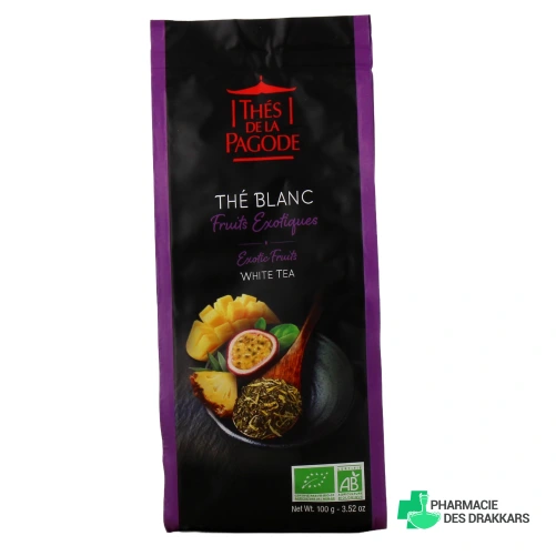 Thés de la Pagode Thé Blanc Fruits Exotiques Bio