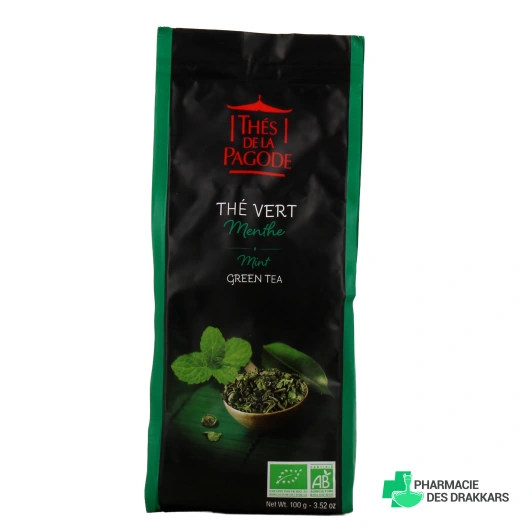 Thés de la Pagode Thé Vert à la Menthe Bio