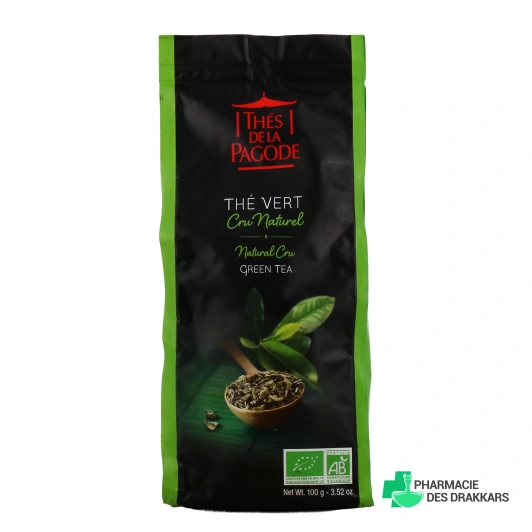 Thés de la Pagode Thé Vert Cru Naturel Bio
