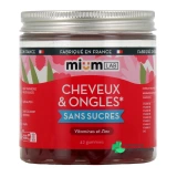 Mium Lab Cheveux et Ongles Gummies Sans sucres - Vue 360°