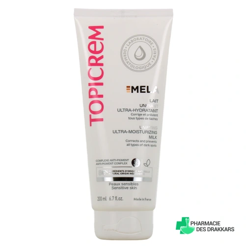 Topicrem Mela Lait Unifiant Ultra-Hydratant SPF 15