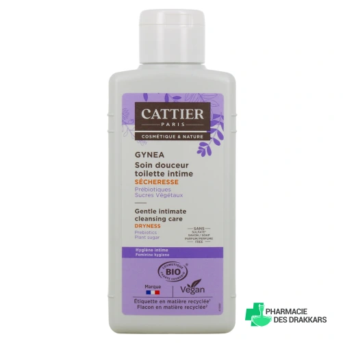 Cattier Gynea Soin Douceur Toilette Intime Sécheresse Bio