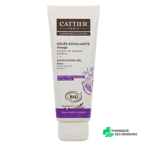 Cattier Gelée Exfoliante Visage Bio