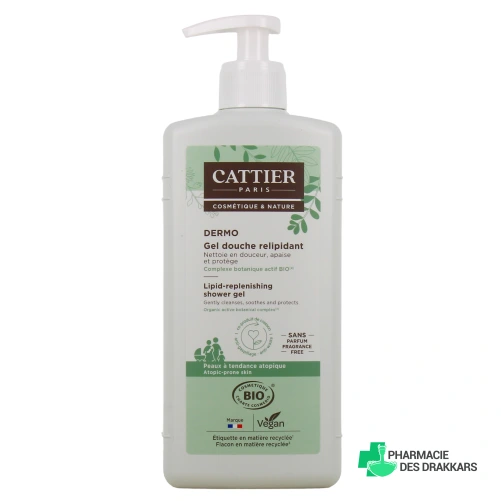 Cattier Dermo Gel Douche Relipidant Bio