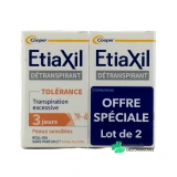 Etiaxil Détranspirant Aisselles Peaux sensibles Confort+ - Vue 360°